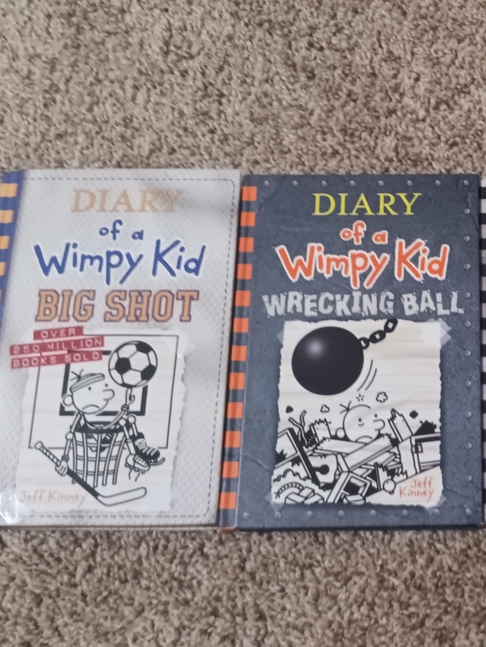 Diary Of A Wimpy Kid Books - 4 Count